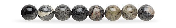 Silver Leaf Jasper Gemstone Beads